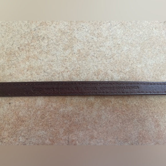 Genuine leather zipper detail belt - Picture 4 of 4